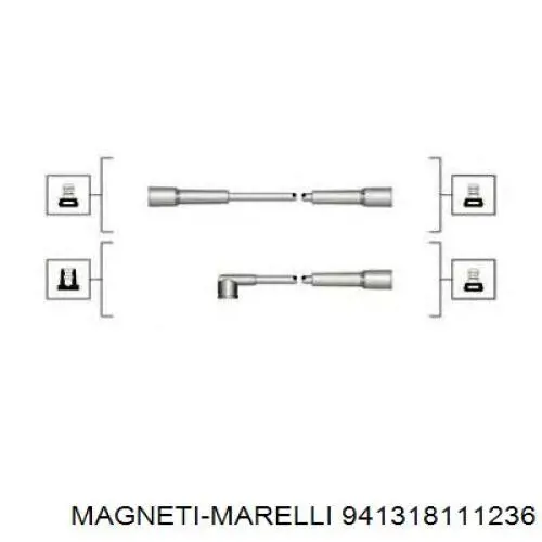 21214370708010 GAZ juego de cables de encendido