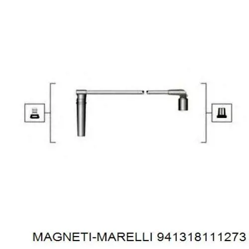 941318111273 Magneti Marelli juego de cables de encendido