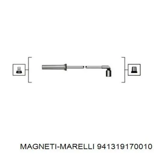 941319170010 Magneti Marelli cables de bujías