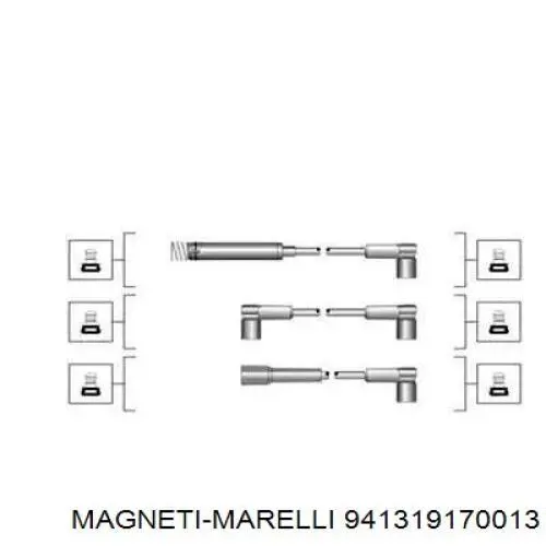 Juego de cables de bujias Magneti Marelli 941319170013 precio, desde 23,86 EUR