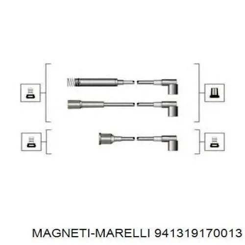 941319170013 Magneti Marelli juego de cables de encendido