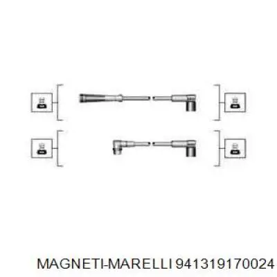 941319170024 Magneti Marelli Cables de alta tensión, juego