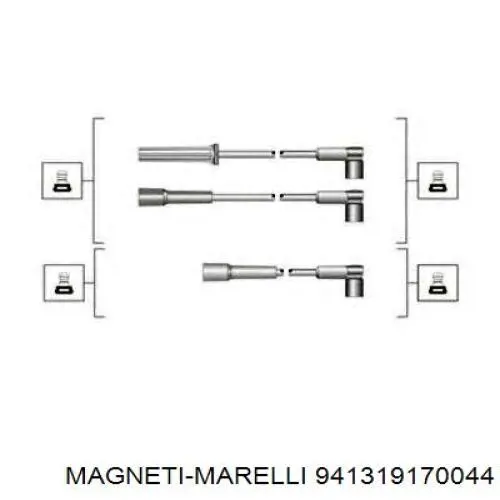 941319170044 Magneti Marelli juego de cables de encendido