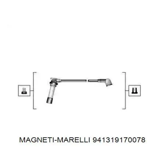 941319170078 Magneti Marelli Cables de alta tensión, juego