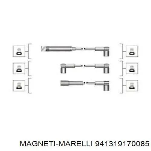 941319170085 Magneti Marelli cables de bujías