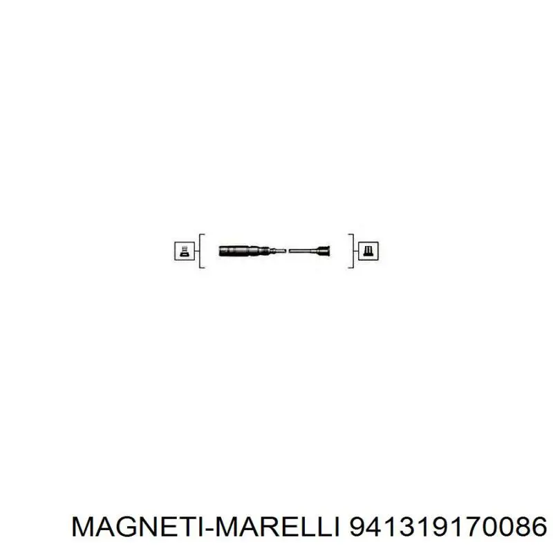 Cables de bujías 941319170086 Magneti Marelli