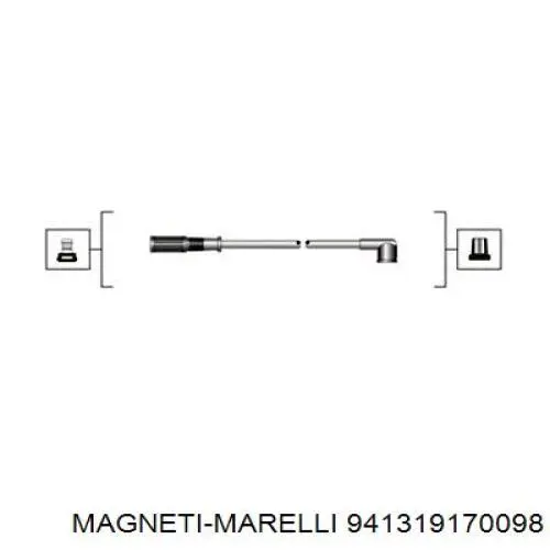 941319170098 Magneti Marelli cables de bujías