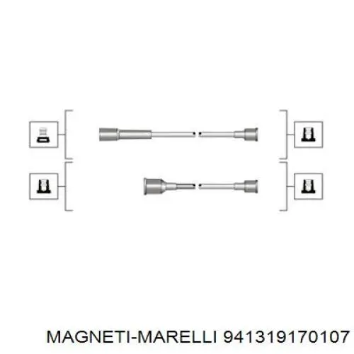 941319170107 Magneti Marelli cables de bujías