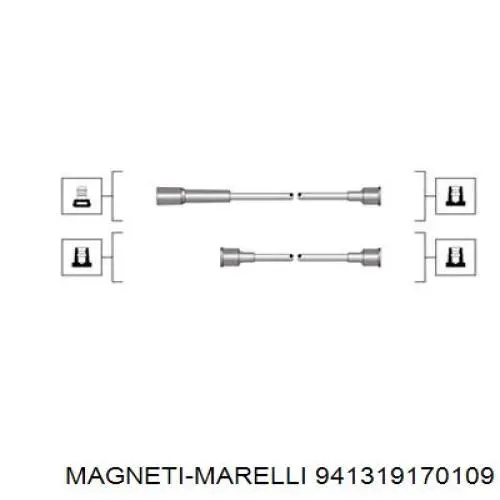 530144 Maxgear Cables de alta tensión, juego