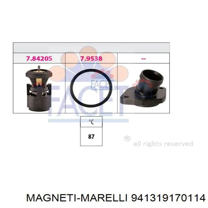 941319170114 Magneti Marelli juego de cables de encendido