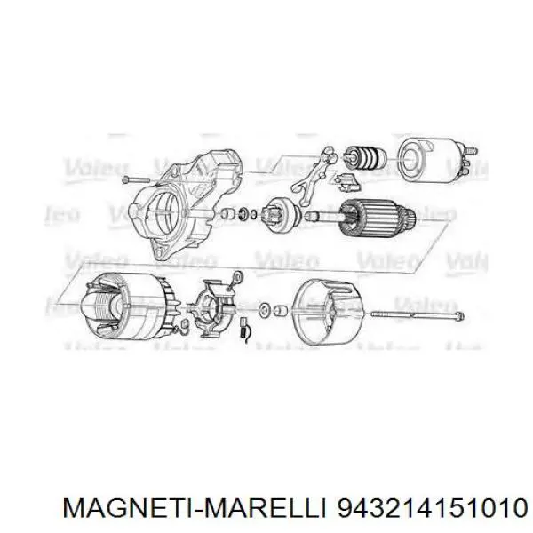 943214151010 Magneti Marelli motor de arranque