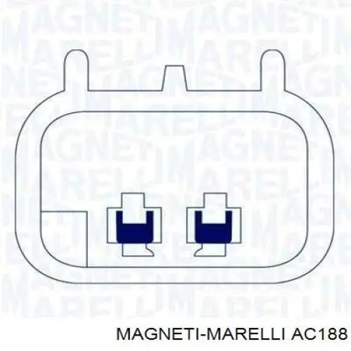Mecanismo de elevalunas delantero derecha AC188 Magneti Marelli