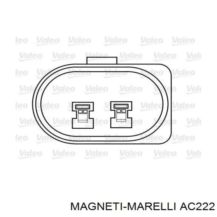 AC222 Magneti Marelli mecanismo de elevalunas, puerta delantera derecha