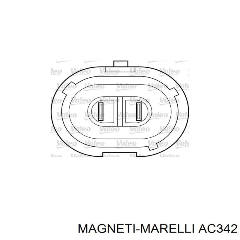 AC342 Magneti Marelli mecanismo de elevalunas, puerta delantera derecha