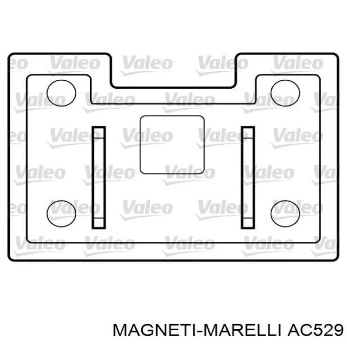 AC529 Magneti Marelli mecanismo de elevalunas, puerta delantera izquierda