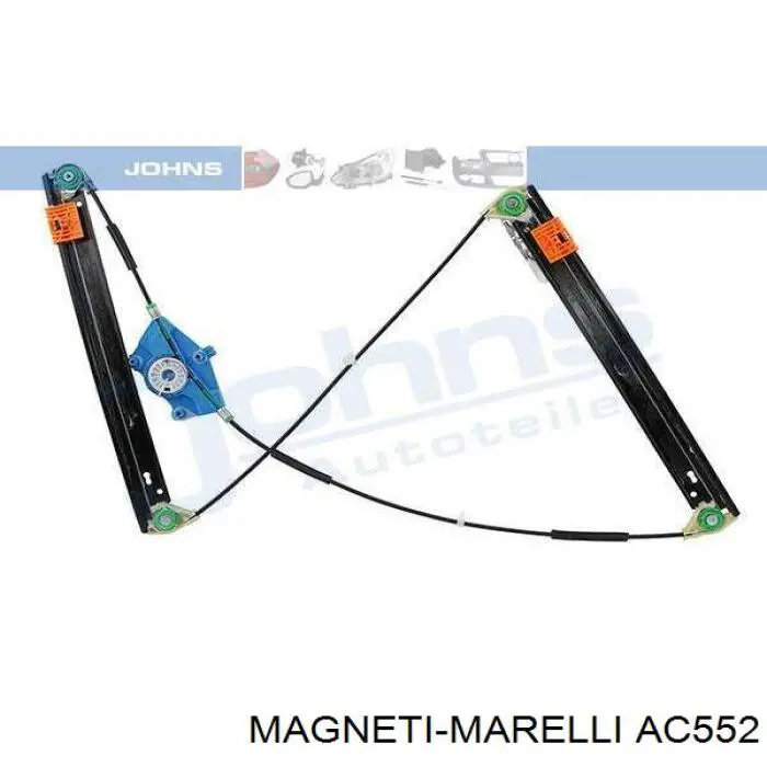 AC552 Magneti Marelli mecanismo de elevalunas, puerta delantera derecha