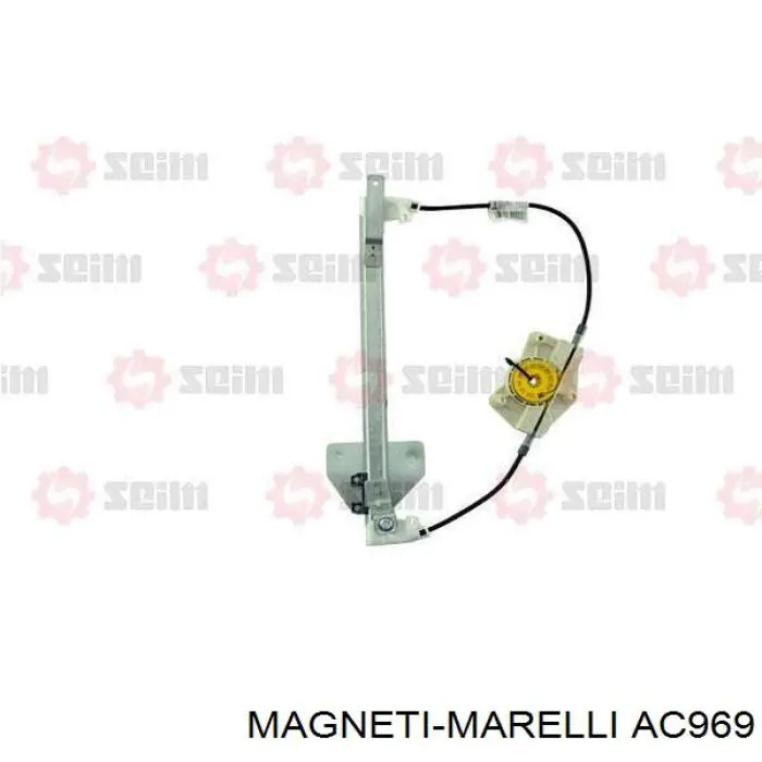 Mecanismo de elevalunas de la puerta trasera izquierda AC969 Magneti Marelli