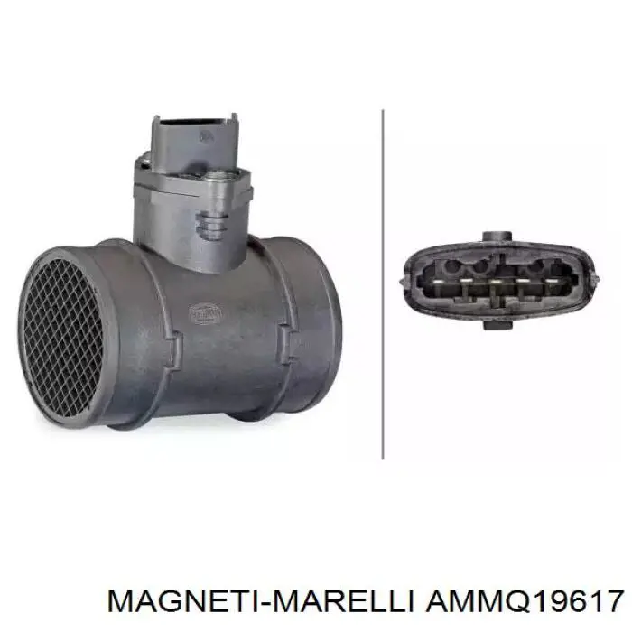 AMMQ19617 Magneti Marelli sensor de flujo de aire/medidor de flujo (flujo de aire masibo)