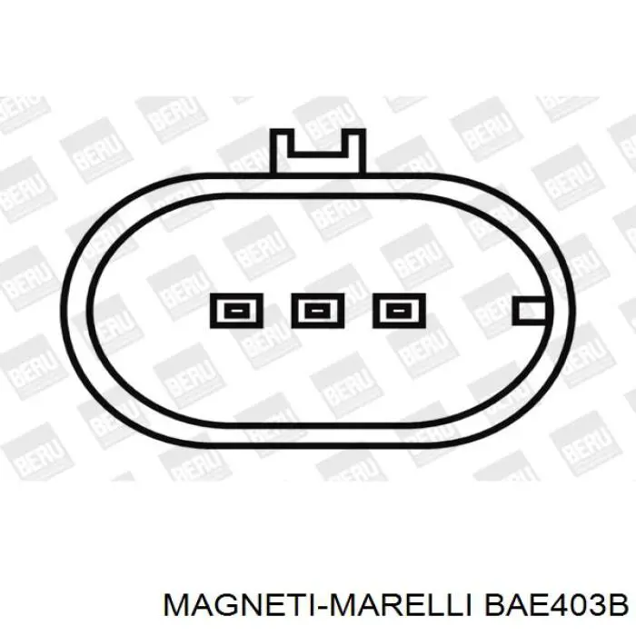 BAE403B Magneti Marelli bobina de encendido