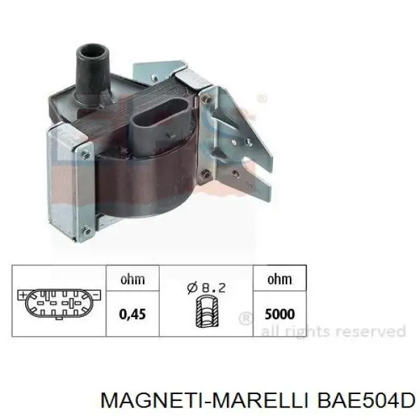 Bobina de chispa Magneti Marelli BAE504D precio, desde 35,03 EUR