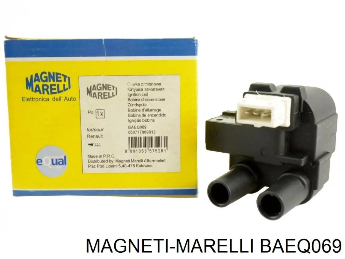 BAEQ069 Magneti Marelli bobina de encendido