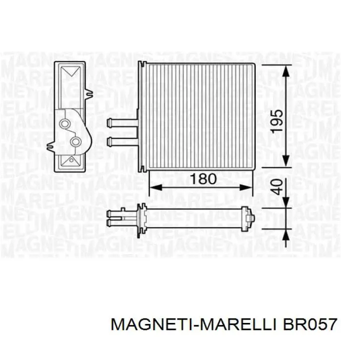 BR057 Magneti Marelli Radiador interior