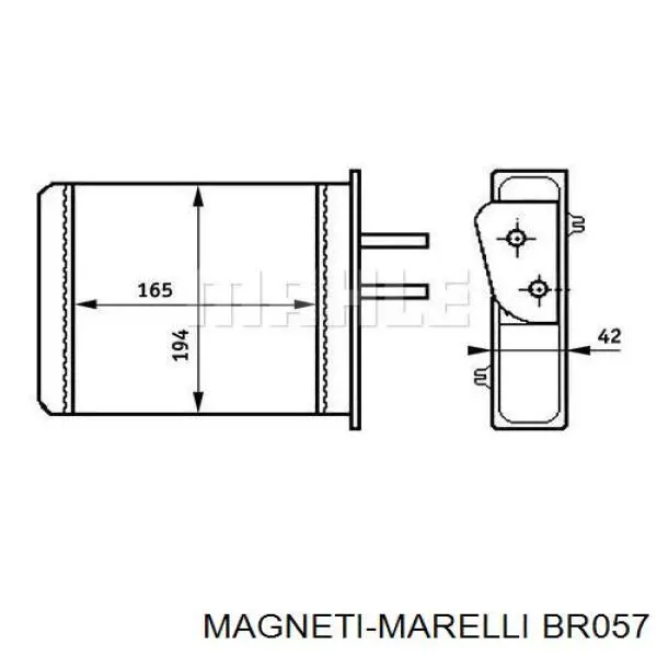 Radiador de calefacción Magneti Marelli BR057 precio, desde 17,05 EUR