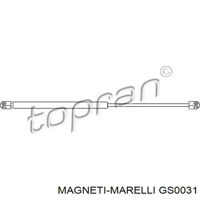 GS0031 Magneti Marelli amortiguador de maletero