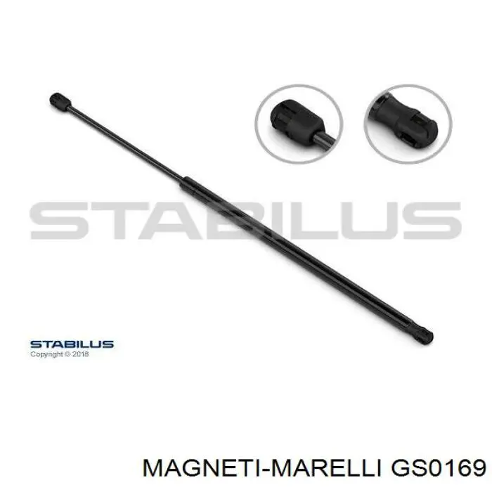 GS0169 Magneti Marelli amortiguador maletero