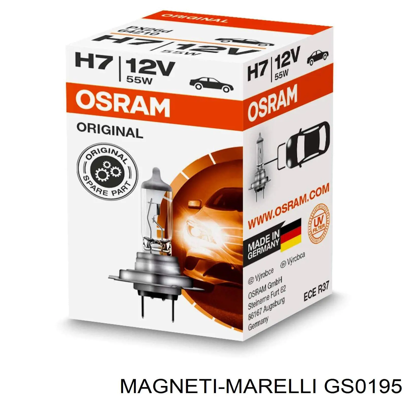 GS0195 Magneti Marelli amortiguador de maletero