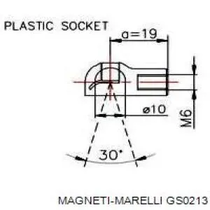 GS0213 Magneti Marelli amortiguador de maletero