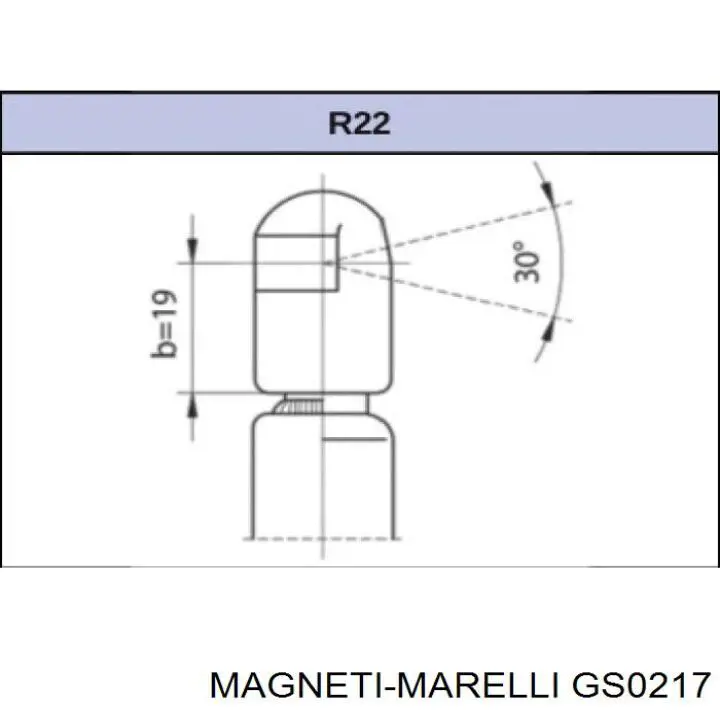 Comprar GS0217 Magneti Marelli Amortiguador de puerta trasera