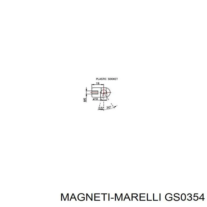 430719035400 Magneti Marelli amortiguador maletero
