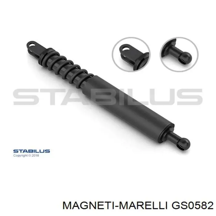 Amortiguador maletero GS0582 Magneti Marelli