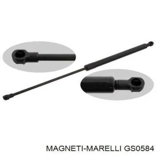 GS0584 Magneti Marelli amortiguador de maletero