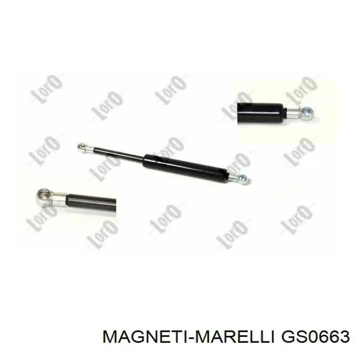 GS0663 Magneti Marelli amortiguador de maletero