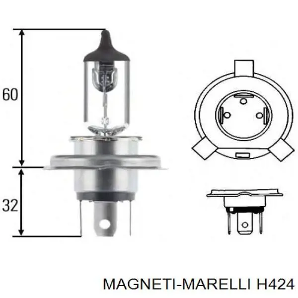 Comprar H424 Magneti Marelli Lámpara halógena