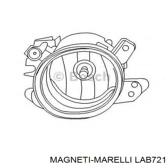 LAB721 Magneti Marelli faro antiniebla derecho