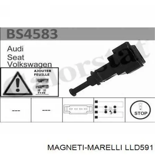 Piloto trasero interior derecho 6L6945094F VAG