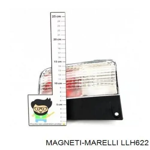 Luz antiniebla trasero izquierdo Magneti Marelli LLH622