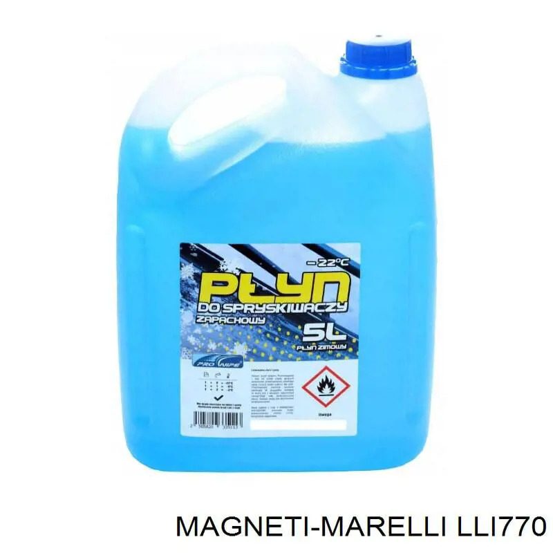 LLI770 Magneti Marelli piloto de matrícula