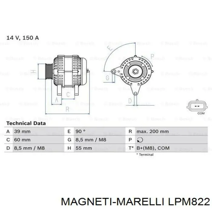 LPM822 Magneti Marelli Faros