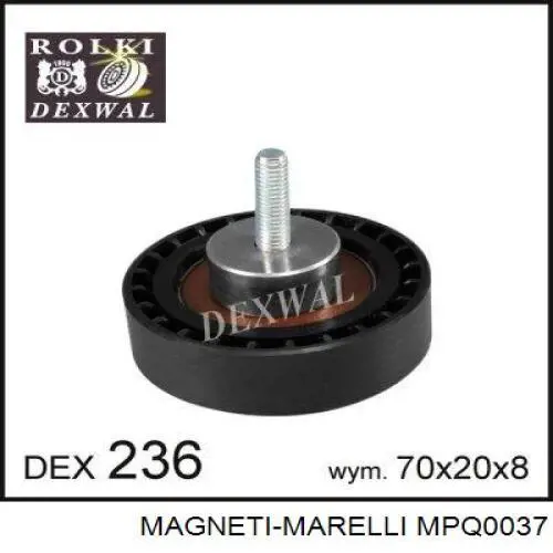 MPQ0037 Magneti Marelli rodillo, cadena de distribución