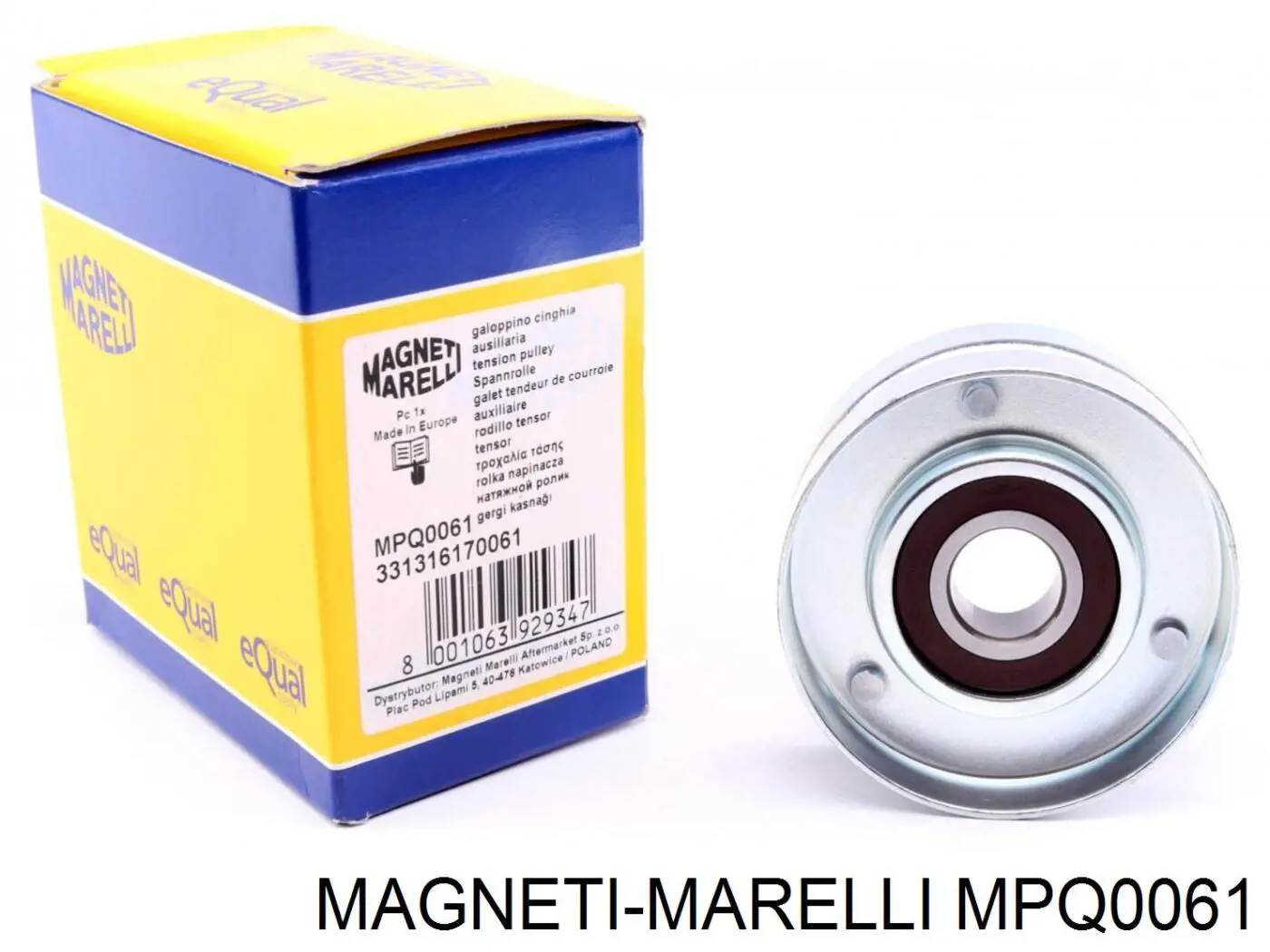 Polea tensora correa poli V MPQ0061 Magneti Marelli