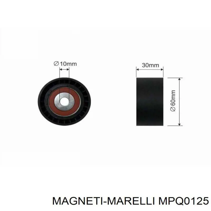 Rodillo intermedio de correa dentada Ford Fiesta JH, JD