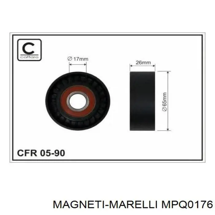 Rodillo tensor correa poli V Magneti Marelli MPQ0176 precio, desde 15,48 EUR