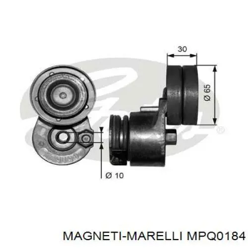 Rodillo, correa trapecial poli V Renault Master 2 HD, FD