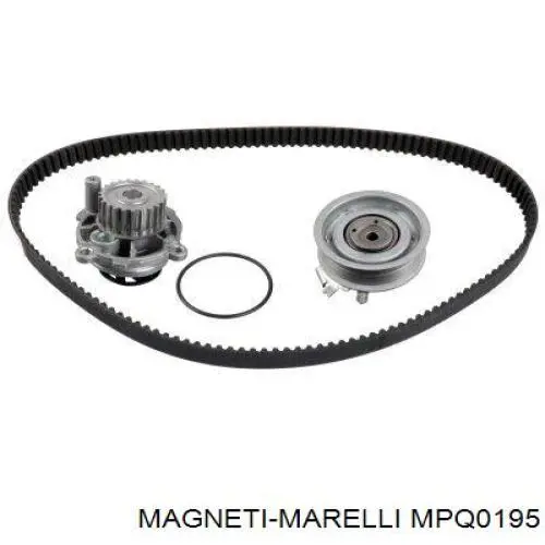 MPQ0195 Magneti Marelli rodillo, correa trapecial poli v