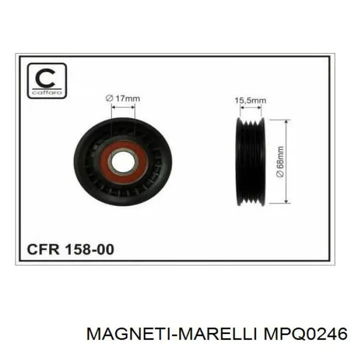 Tensor de correa accesorios Magneti Marelli MPQ0246 precio, desde 36,48 EUR
