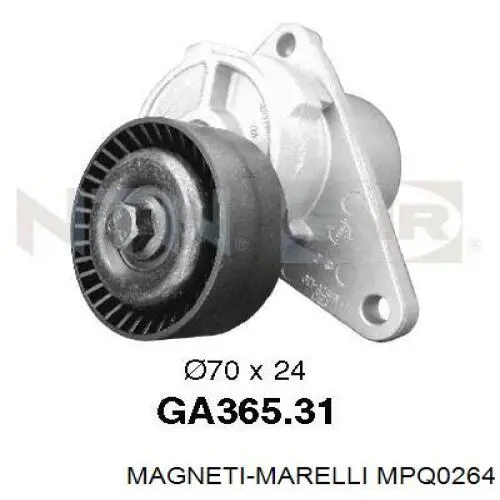 Comprar Polea tensora correa poli V Volvo V70 I LV